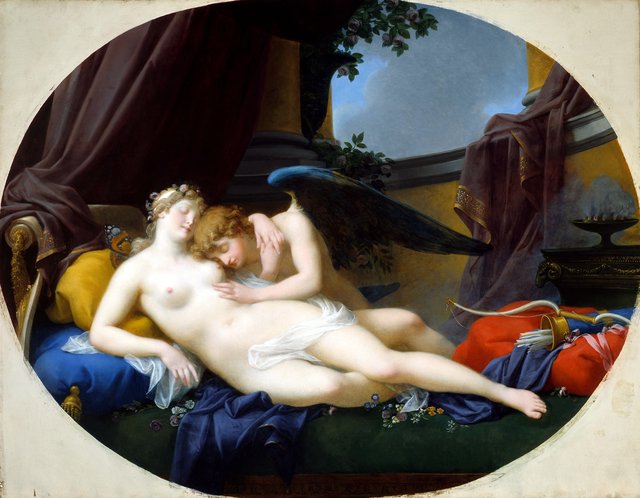 Cupid and Psyche by Jean-Baptiste Regnault