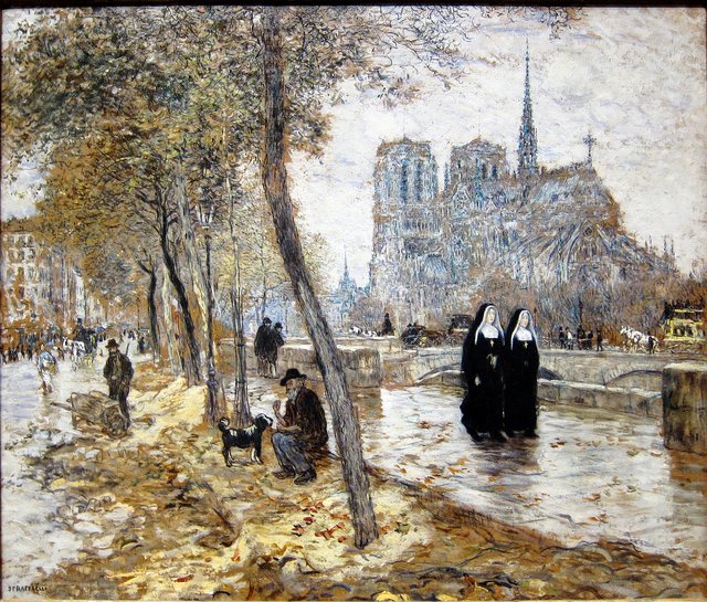 Notre Dame de Paris by Jean-François Raffaëlli
