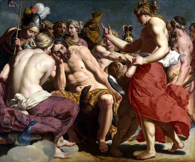 Jupiter Rebuked by Venus by Abraham Janssens I