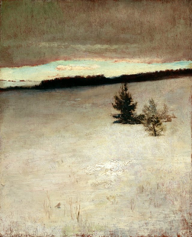 Snow Field, Morning, Roxbury by John La Farge