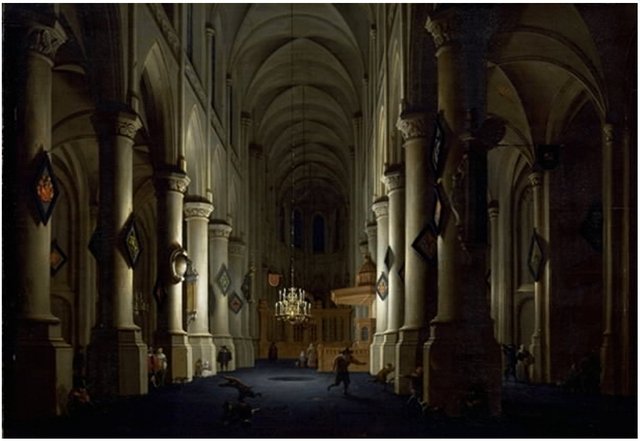 Interior of a Church by Daniël de Blieck