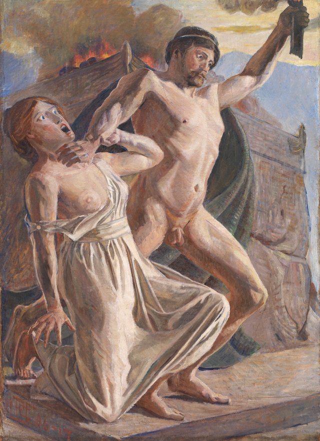 Prometheus raner ilden by Poul Simon Christiansen