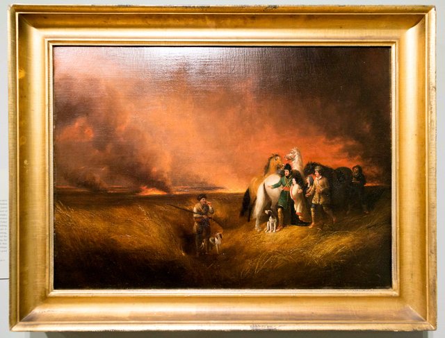 The Prairie on Fire by Alvan Fisher