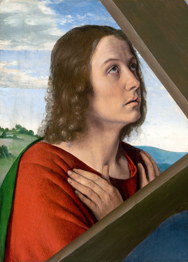Fragment from Christ Carrying the Cross: Saint John the Evangelist by Jean Hey