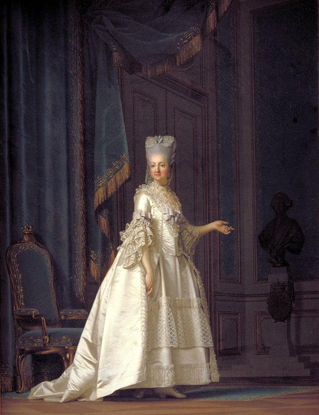 The Dowager Queen Juliane Marie of Denmark by Vigilius Eriksen