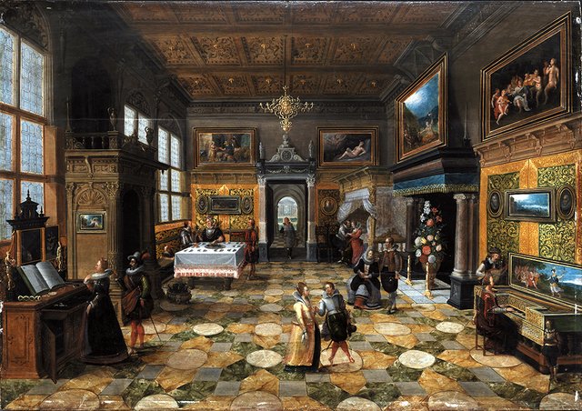 Party Scene by Bartholomeus van Bassen