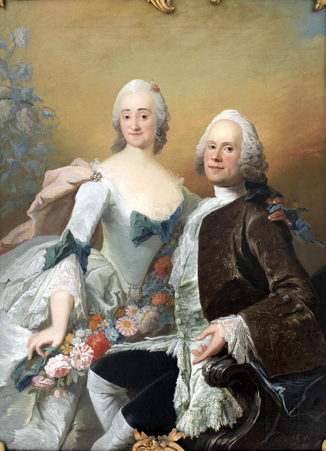The Court Jeweller Christopher Fabritius and his Wife Gundel, née Berntz by Peder Als