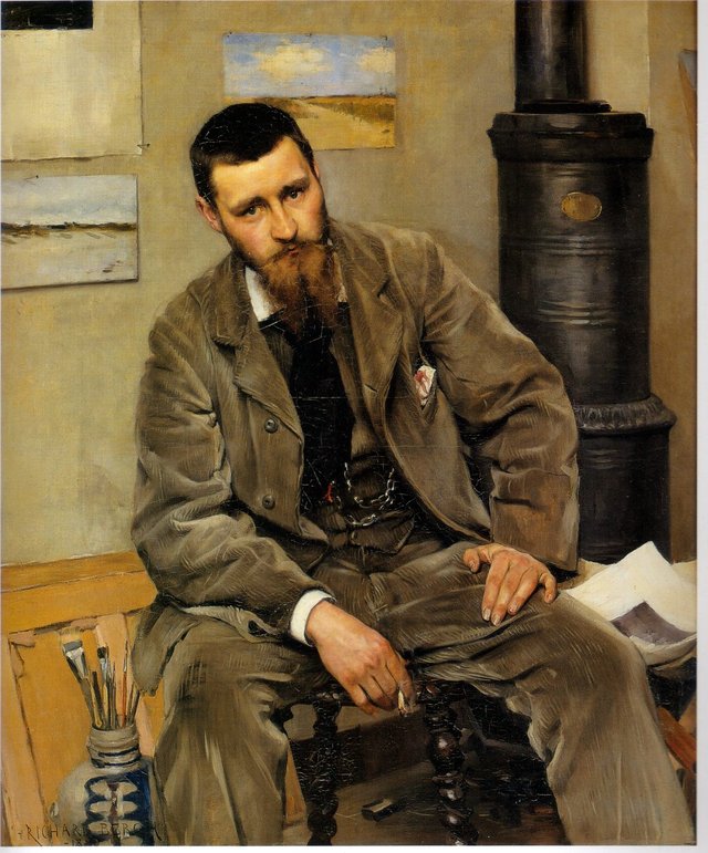 Portrait of the Painter Nils Kreuger by Richard Bergh