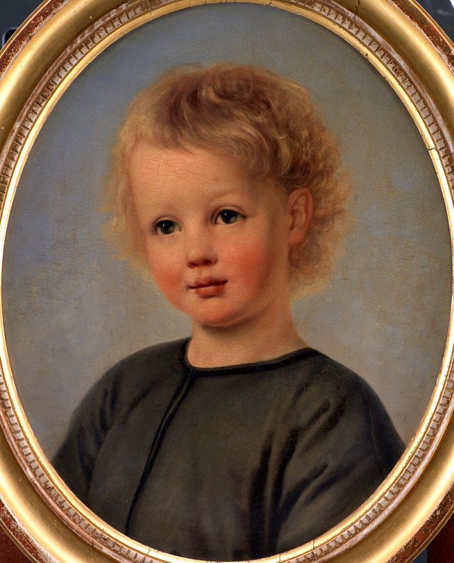 Portræt af Holger Aagaard Hammerich som 4-årig by Elisabeth Baumann