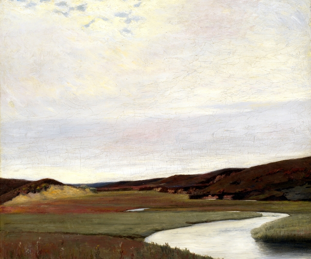 A Summer's Day by the River Karup, Jutland by Johan Rohde