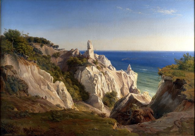 The Cliffs of the Island of Møn by Louis Gurlitt