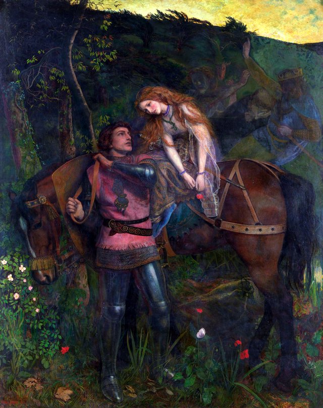 La Belle Dame sans merci by Arthur Hughes