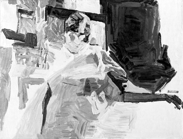 Interior with Figure by Niels Larsen Stevns