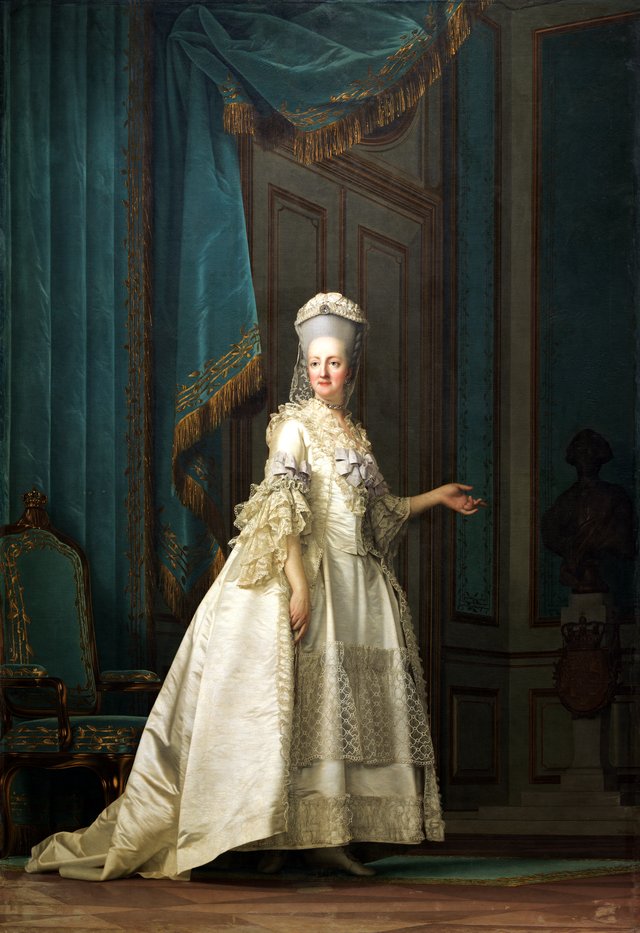 The Queen Dowager Juliane Marie by Vigilius Eriksen