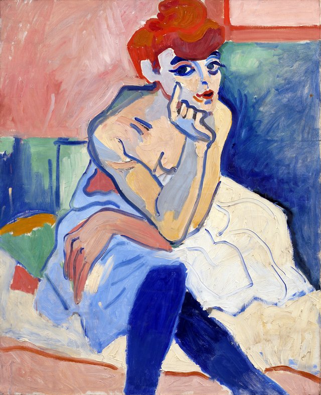 Woman in a Chemise by André Derain