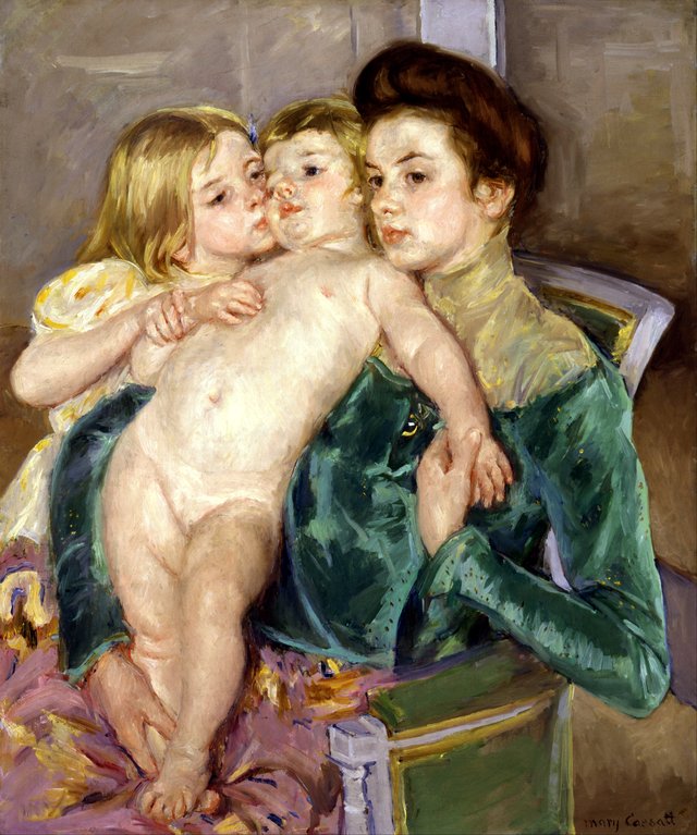 The Caress by Mary Cassatt