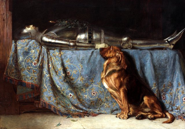 Requiescat by Briton Rivière