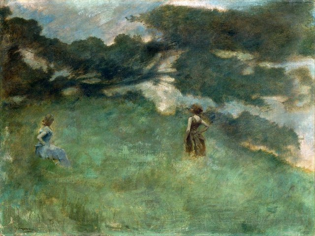 The Hermit Thrush by Thomas Dewing