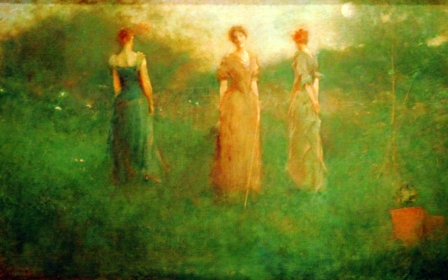 In the Garden by Thomas Dewing