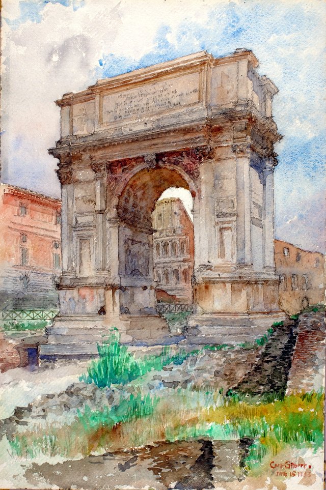 Arch of Titus, Rome by Cass Gilbert