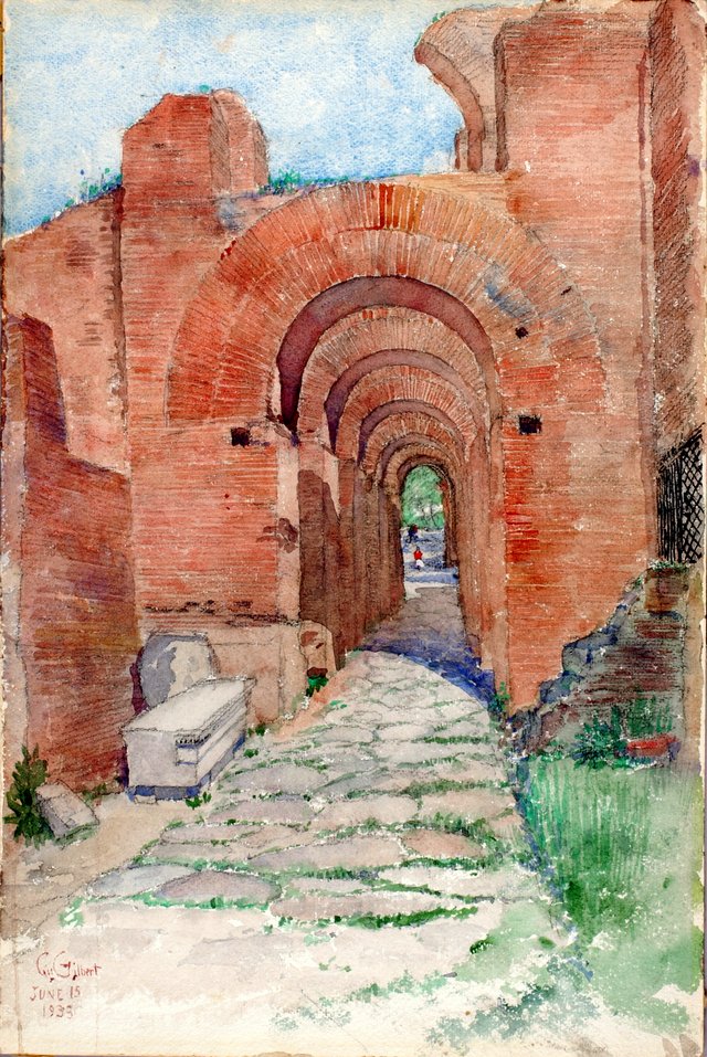 Arches of Palace of Nero by Cass Gilbert