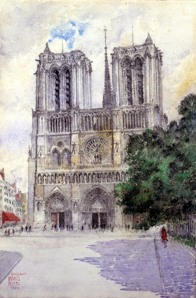 Cathedral of Notre Dame, Paris by Cass Gilbert