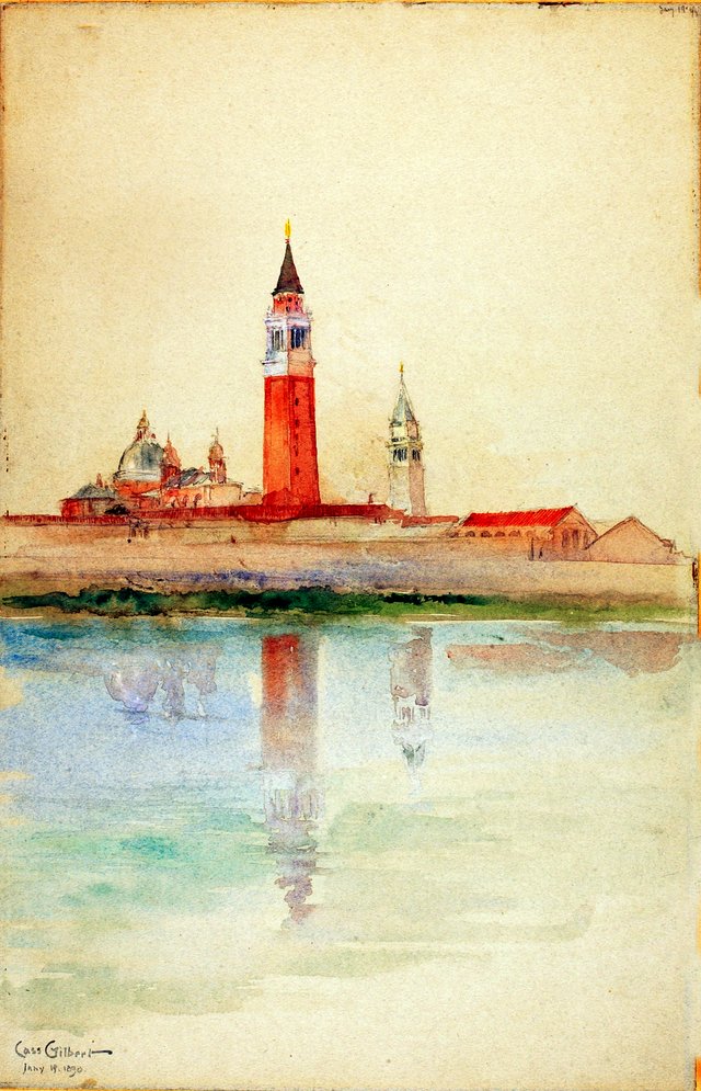 San Giorgio Maggiore, Venice by Cass Gilbert