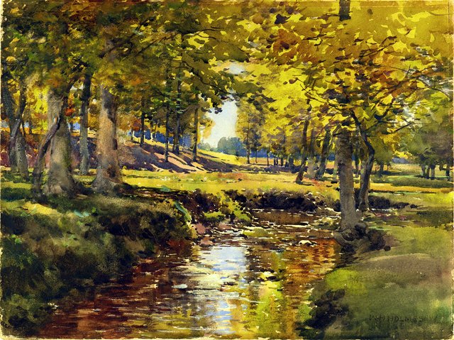 Autumn in the Meadow Edge by William Henry Holmes