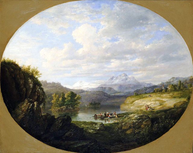 A Swiss Lake by Daniel Huntington