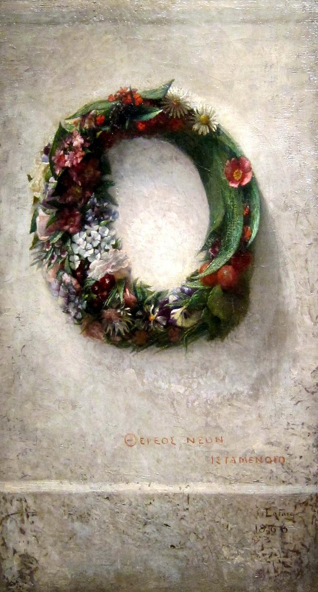 Wreath of Flowers by John La Farge