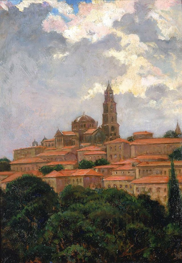 Cathedral at le Puy by James Carroll Beckwith