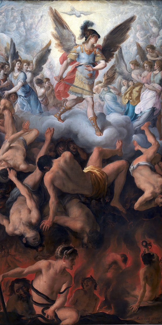 The Fall of the Angels by Eugenio Caxés