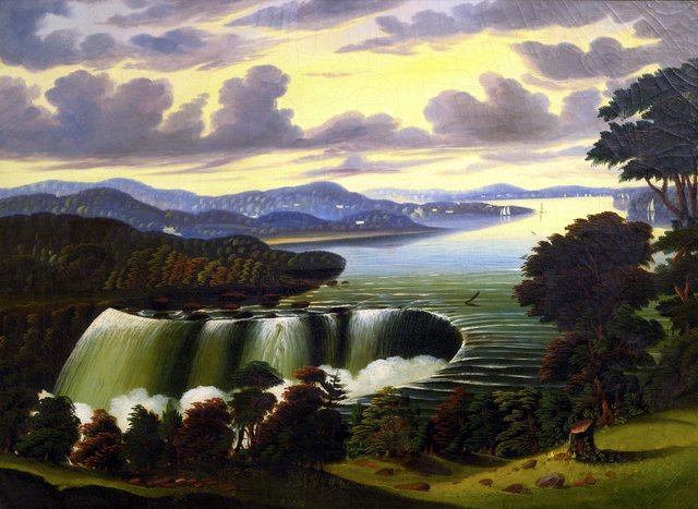 Niagara Falls Viewed from Goat Island by Thomas Chambers