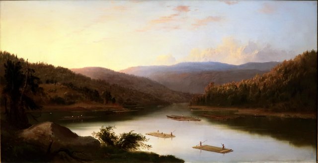 Flat Boat Men by Robert Seldon Duncanson