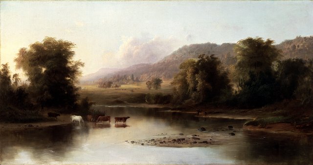 View of the St. Anne's River by Robert Seldon Duncanson