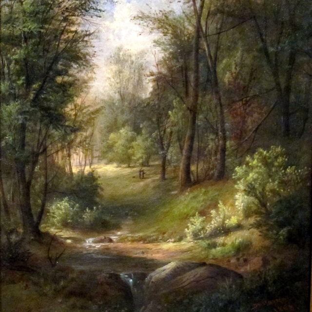 Woodland Pool by Robert Seldon Duncanson