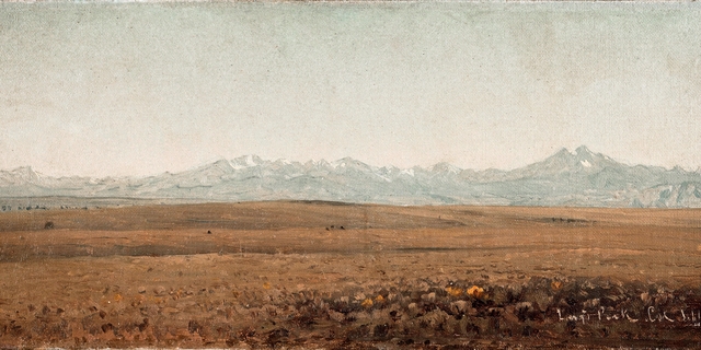 Longs Peak, Colorado by Sanford Robinson Gifford