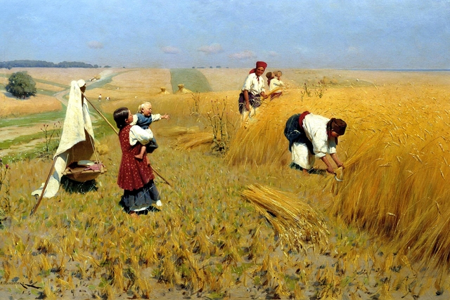 Harvest in Ukraine by Mykola Pymonenko