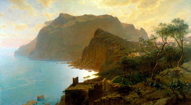 The Sea from Capri by William Stanley Haseltine