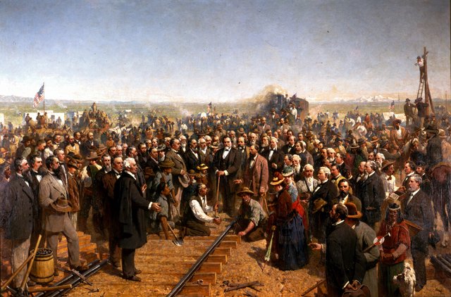 The Last Spike by Thomas Hill