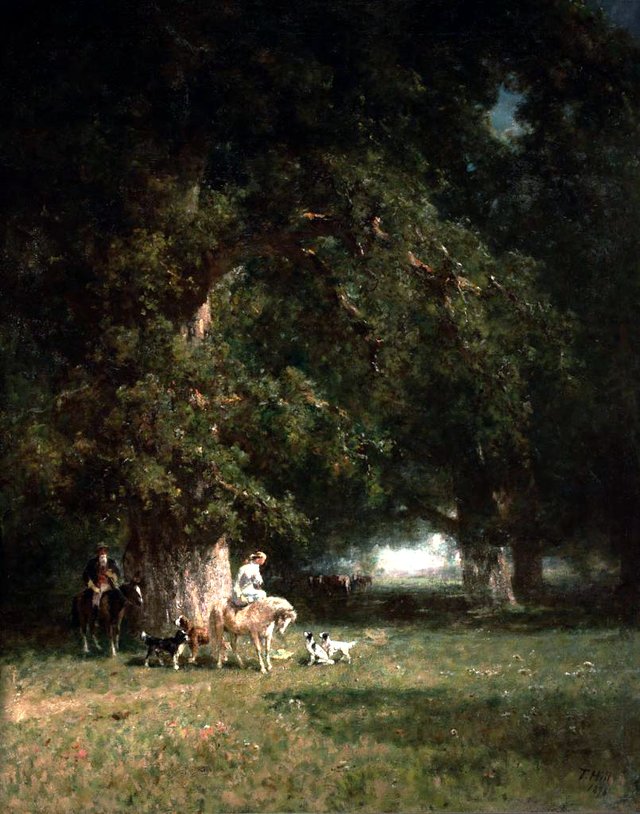 Waverly Oaks by Thomas Hill