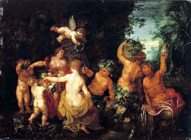 The feast of Bacchus by Hendrick van Balen the Elder
