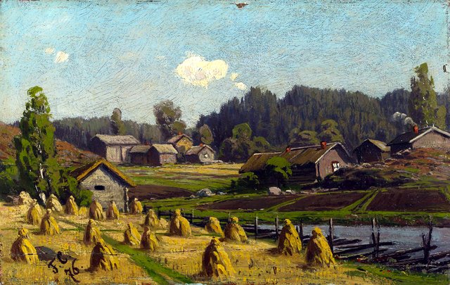 Shocks of Rye by Fanny Churberg