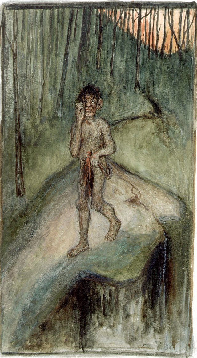 Creature by Hugo Simberg