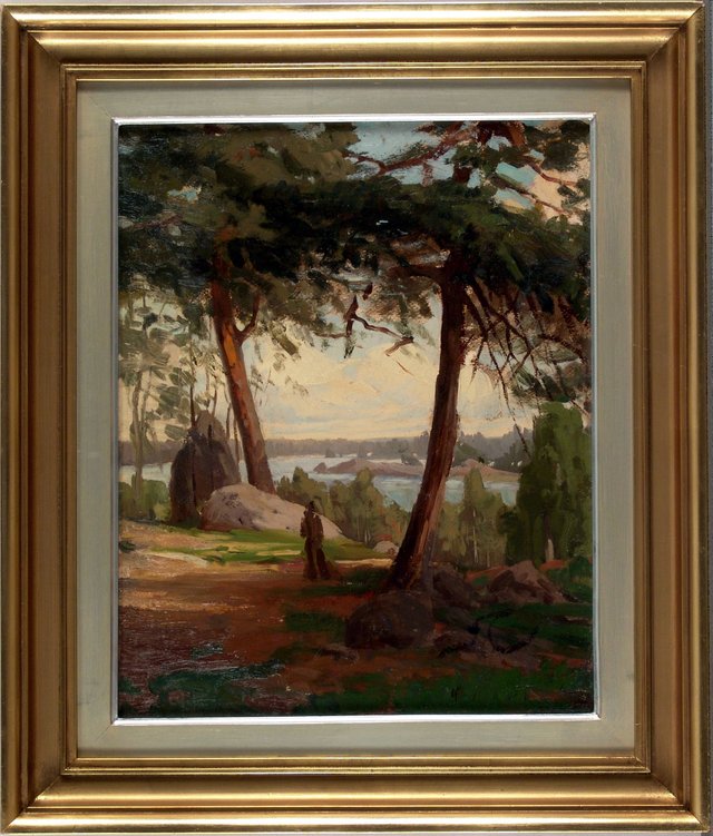Finnish Landscape, Sketch by Fanny Churberg