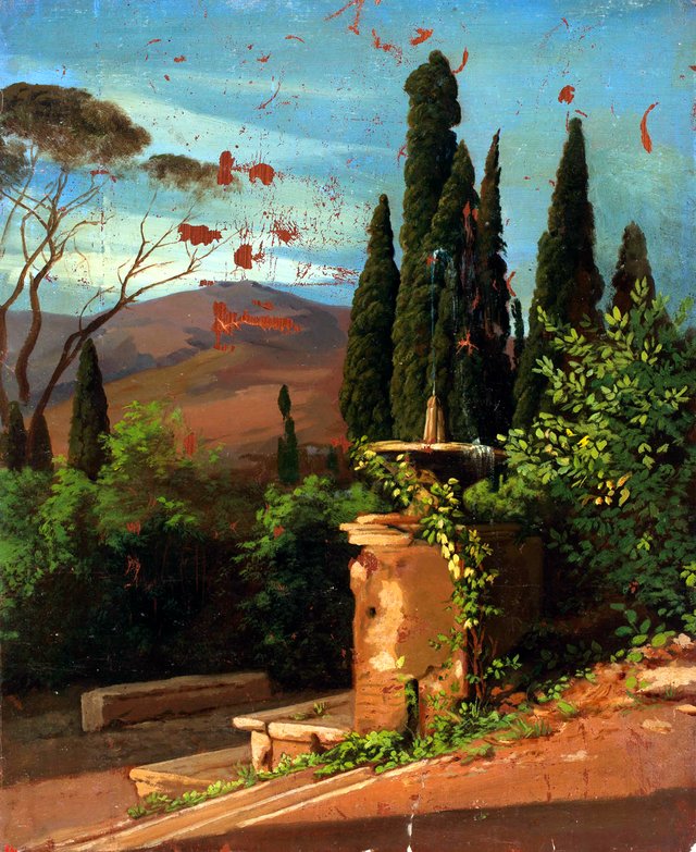 Landscape from Italy by Nils Blommér