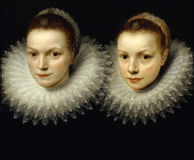 Two sisters by Cornelis de Vos