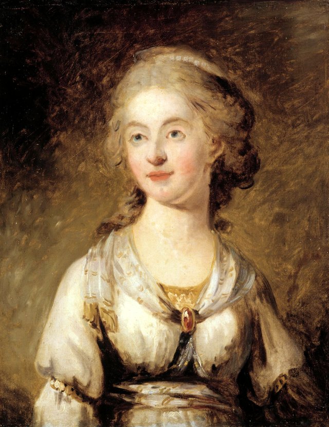 Actress Anna Sofia Hagman by Carl Frederik von Breda