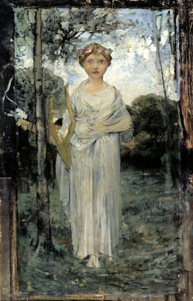 Muse, Study by Jules Bastien-Lepage