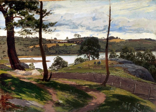 Landscape in August by Fanny Churberg